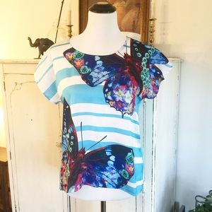 ⭕️SOLD⭕️ Cynthia Rowley Satin top